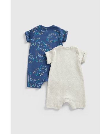 MOTHERCARE šliaužtinukas trumpomis rankovėmis, 2vnt., GF206 