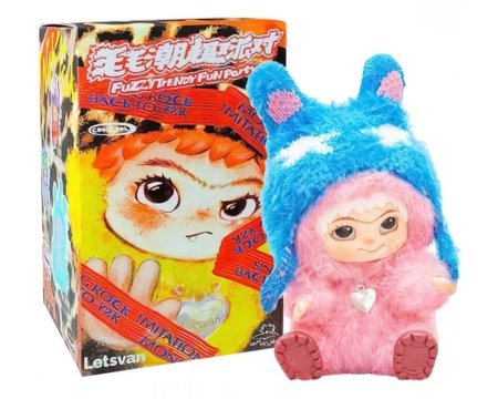 WAKUKU kolekcinis personažas Fuzzy Trendy Fun Party, asort., 17WK-0601 