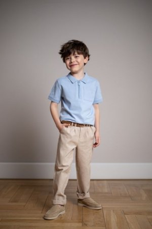 COCCODRILLO kelnės, smėlio spalvos, WC6119101EJB-002-134, 134 cm 