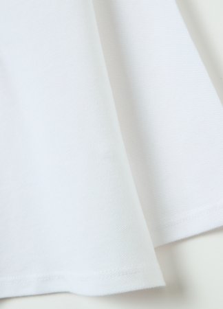 OVS polo marškinėliai ilgomis rankovėmis, balti, 74 cm, 002079143 