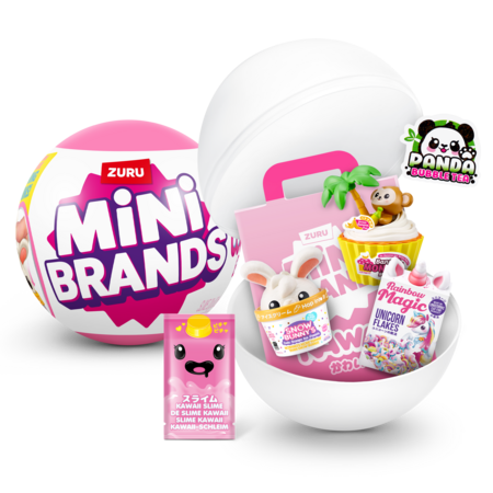 MINI BRANDS miniatiūrų rinkinys Kawaii Kitchen, 1 serija, asort., 77843GQ1 