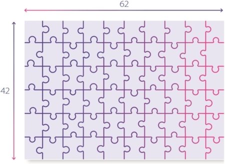 CLEMENTONI dėlionė Maxi Noli Wildlife Map, 60 det., 26072 