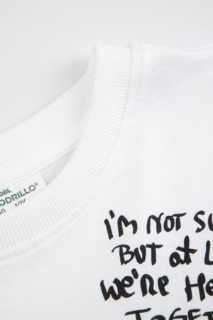 COCCODRILLO marškinėliai trumpomis rankovėmis, balti, WC6143211VBA-001-116, 116 dydis 