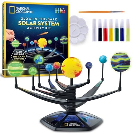 NATIONAL GEOGRAPHIC rinkinys Glow in the Dark Solar System, CRSOLARSYS6L
