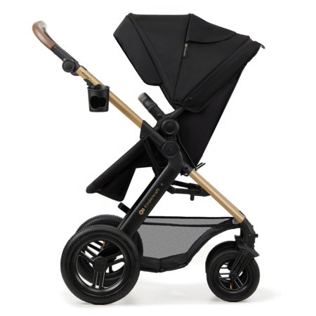 KINDERKRAFT universalus vežimėlis MOOV 2 4in1 AIR, pure black, KSMOOV02BLK4000 