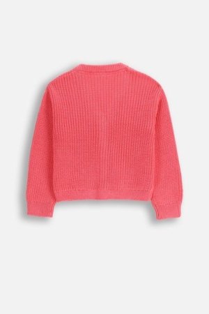 COCCODRILLO megztinis CRAFT PUNK GIRL KIDS, rožinis, ZC5172202CGK-007-122, 122 cm 