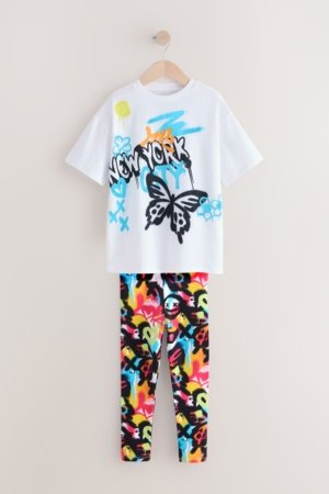 NEXT marškinėliai trumpomis rankovėmis ir tamprės, AK8604 134 