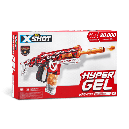 X-SHOT žaislinis šautuvas Hyper Gel, 1 serija, 20000 želinių rutuliukų, asort., 36620 