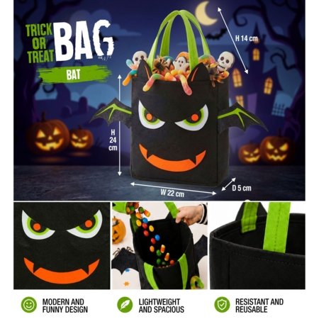 WIDMANN krepšys Trick or Treat Bat, 86873 
