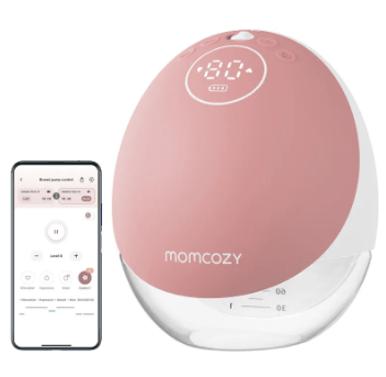 MOMCOZY nešiojamas belaidis pientraukis M9, Pink 