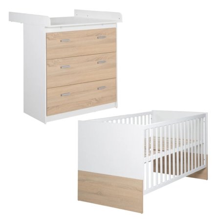 ROBA baldų komplektas GABRIELLA, White/Oak, 42491A-42472 