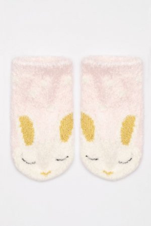 COCCODRILLO kojinės SOCKS GIRL, rožinės, ZC1382404SOG-007 ZC1382404SOG-007-030