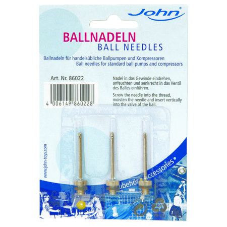 JOHN metalinės kamuolių pompos adatos, 86022 