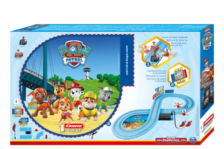 CARRERA FIRST Paw Patrol lenktynių trasa On the Track 2,4 m, 20063033 