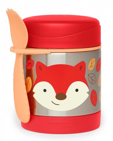 SKIP HOP maisto indelis ZOO, 3m+, 325ml, fox, 252392 252392