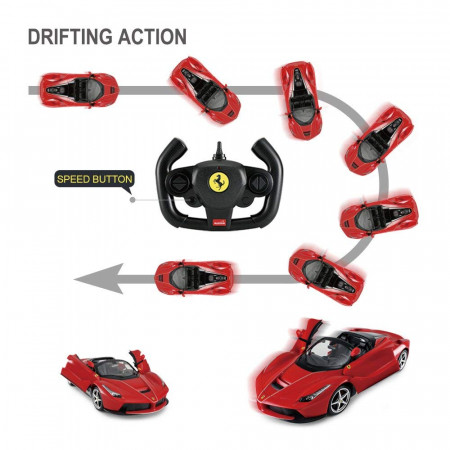RASTAR R/C 1:14 automodelis valdomas, Ferrari LaFerrari Aperta, 75800 75800