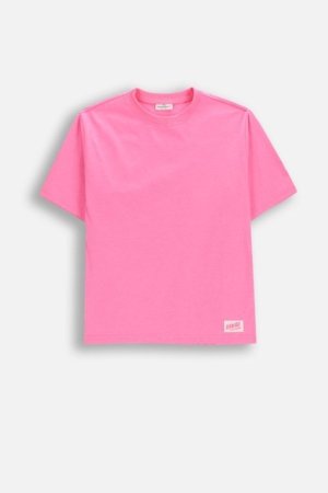 COCCODRILLO marškinėliai trumpomis rankovėmis, rožiniai, dydis 