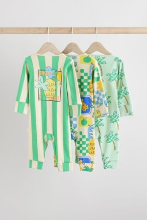 NEXT šliaužtinukas trumpomis rankovėmis, 3 vnt., AA5966, 86-92 