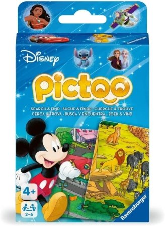 RAVENSBURGER Pictoo Disney kortų žaidimas, (EN), 23478 3 