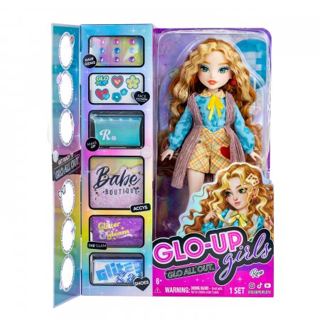 GLO UP GIRLS lėlė su aksesuarais Rose, 2 serija, 83016 83016