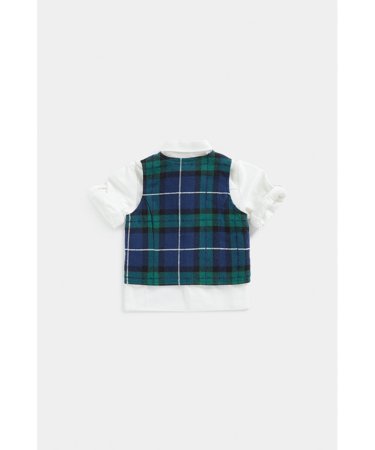 MOTHERCARE marškiniai ilgomis rankovėmis, liemenė ir peteliškė, FC684 635970