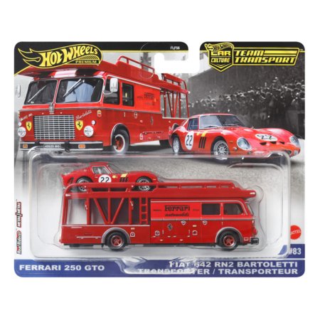 HOT WHEELS automodeliukas Vilkikas su automobiliu asort., FLF56 