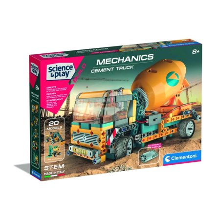 CLEMENTONI MECHANICS betono maišyklės konstruktorius, 75083BL 