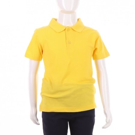 MAMAJUM polo marškinėliai trumpomis rankovėmis, 10-000005, geltoni, 122/128 cm 