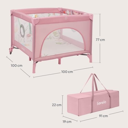 LIONELO maniežas MILLE PLUS, Pink 