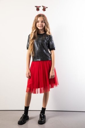 COCCODRILLO sijonas, raudonas, ZC5124202EJG-009-116, 116 cm 