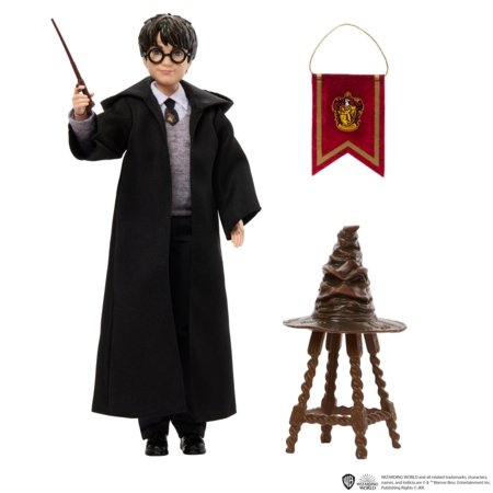 HARRY POTTER lėlė Haris Poteris ir mago skrybėlė, HND78 HND78