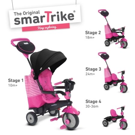 SmarTrike Swing DLX triratukas, rožinis, 6500600 
