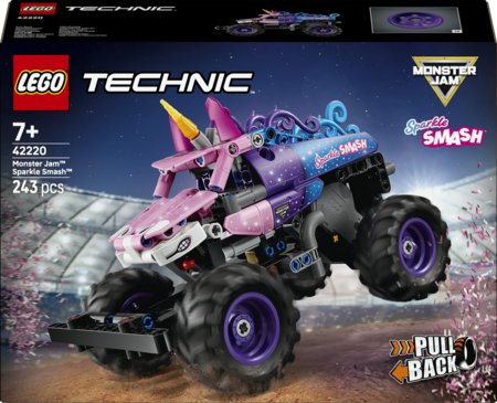 42220 LEGO® Technic Spyruoklinis Monster Jam™ Sparkle Smash™ 