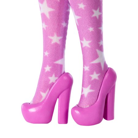 BARBIE Deluxe Fashionistas lėlė rožine suknele, JJN71 