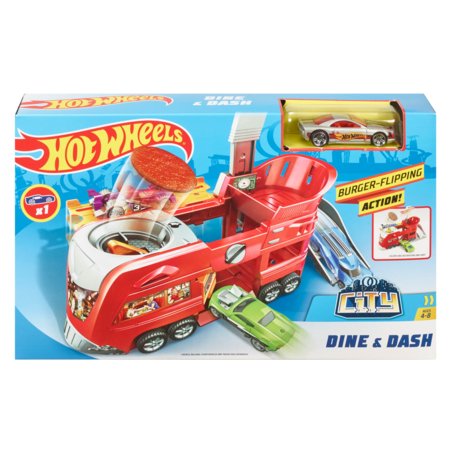 HOT WHEELS City išskleidžiamas žaidimų rinkinys, FJN34 