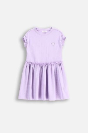 COCCODRILLO suknelė trumpomis rankovėmis REBEL GIRL KIDS, violetinė, WC5129202RGK-016-122, 122 cm 