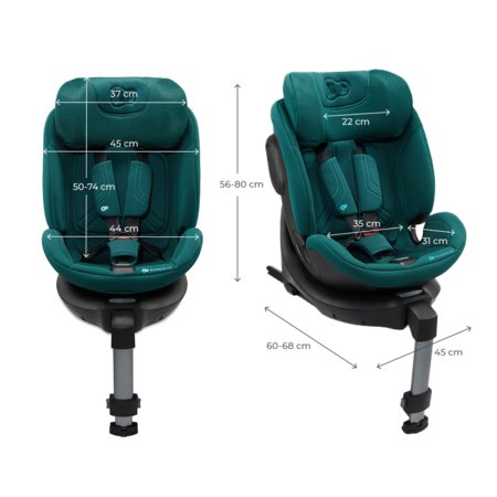 KINDERKRAFT automobilinė kėdutė XPRIDER 2 i-Size, 40-150 cm, green, KCXRID02GRE0000 
