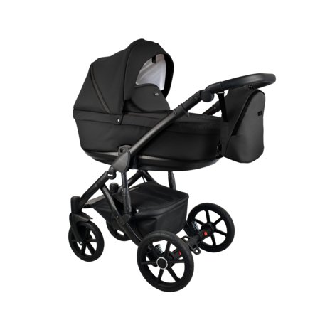 MILLI universalus vežimėlis MOON 3in1, Black, 5903357317263(carseat) 