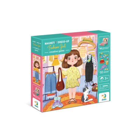 DODO magnetinis žaidimas Aprenk madingą mergaitę, 200243 
