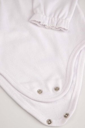 COCCODRILLO smėlinukas CUTE GIRL NEWBORN, baltas, ZC4112101CGN-001-086, 86 cm 