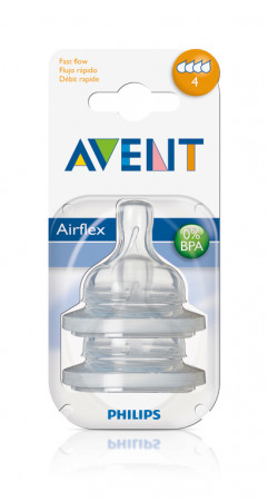 PHILIPS AVENT žindukas greitos srovės CLASSIC, 2vnt., SCY764/02 1/340