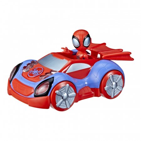 SPIDERMAN transporto priemonė Glow Tech, asort., F42525L0 F42525L0