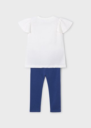 MAYORAL marškinėliai trumpomis rankovėmis ir tamprės, porcelain, 3.724-88, 110  cm 