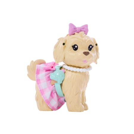 BARBIE Twinning Looks šviesiaplaukės lėlės ir šunelio rinkinys, JFP36 