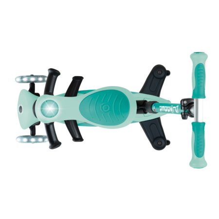 GLOBBER paspirtukas Go Up Deluxe Lights 360°, mėtinis-pistacinis, 699-306 