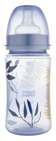 CANPOL BABIES EasyStart Anti-Colic buteliukas 240ml GOLD, 35/240_blu 