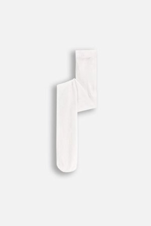 COCCODRILLO pėdkelnės TIGHT MICROFIBRE COLORFUL, baltos, WC5380312TMC-001-152, 152 cm 