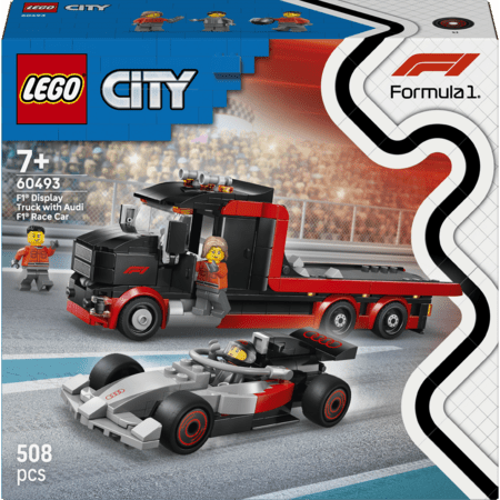60493 F1® DISPLAY TRUCK WITH AUDI F1® RACE CAR 