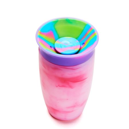 MUNCHKIN neišsiliejanti gertuvė, Miracle Tie Dye, Mixed Case, Tropical, 12 mėn.+, 296 ml, assort., 90316 