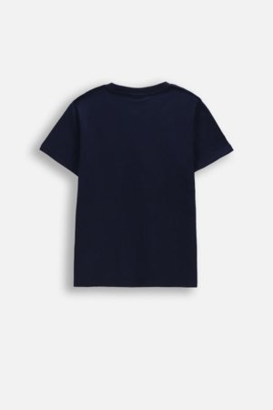 COCCODRILLO marškinėliai trumpomis rankovėmis, tamsiai mėlyni, WC6143220VBA-015-164, 164 cm 